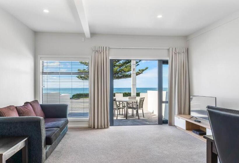 Апартаменты 1 Спальня Вид на Море, Kaikoura Beach Motel