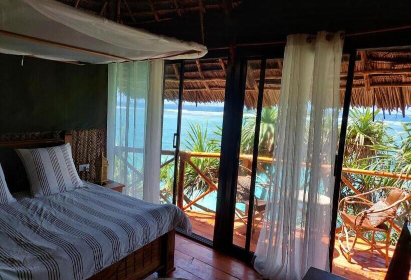 디럭스 방갈로, Mtende Beach Bungalow Océan View