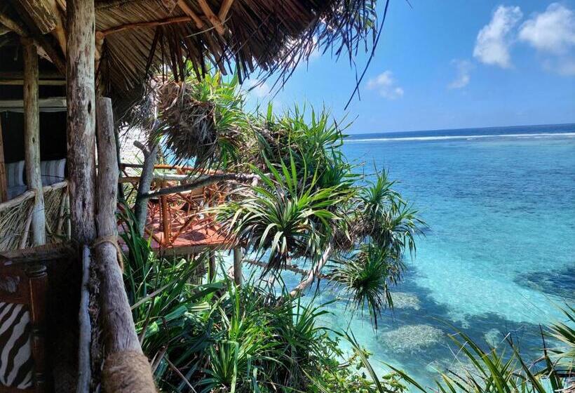 디럭스 방갈로, Mtende Beach Bungalow Océan View