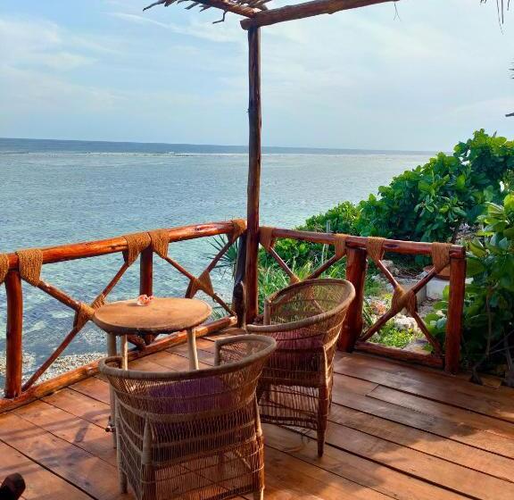 디럭스 테라스 룸 바다 전망, Mtende Beach Bungalow Océan View