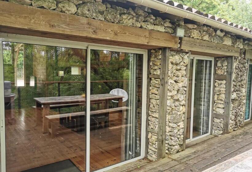 Дом 1 Спальня, Les Cabanes De Brassac   Gîte Esprit Cabane Avec Spa