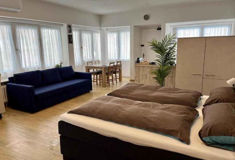 침실 1개 아파트, Gästehaus Rheinstetten Forchheim