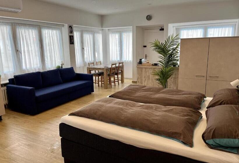 침실 1개 아파트, Gästehaus Rheinstetten Forchheim