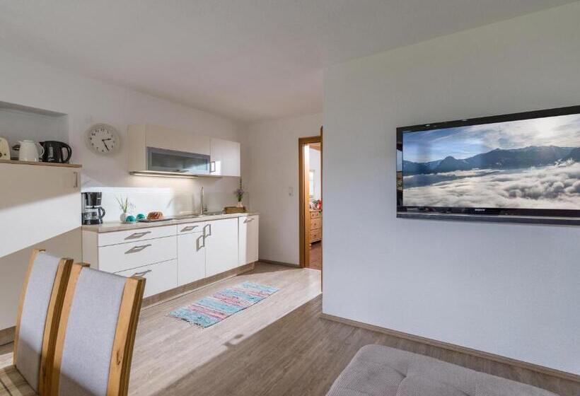バルコニー付き１ベッドルームアパートメント, Restaurant Appartements Almdiele