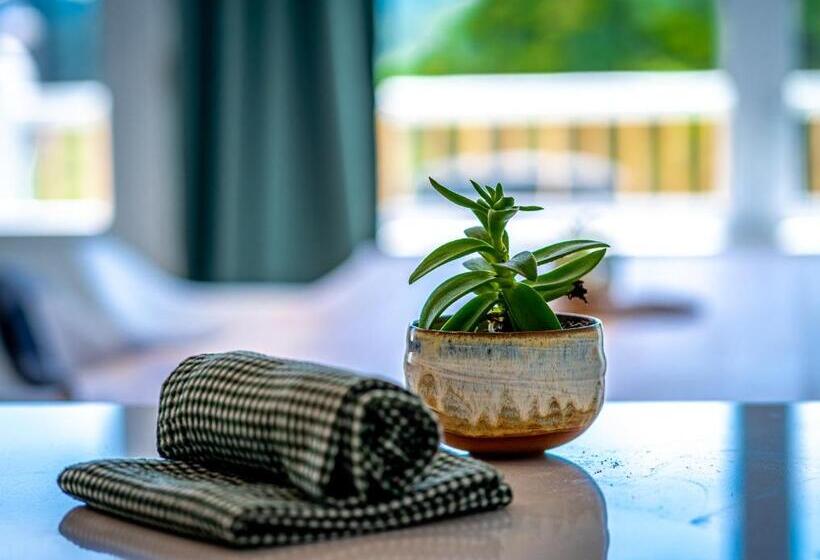 Апартаменты 1 Спальня с Балконом, Hôtel Appartements De La Gare