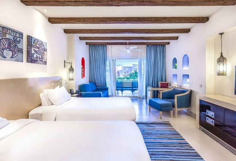 اتاق استاندارد با چشم‌انداز باغ, Hilton Marsa Alam Nubian Resort
