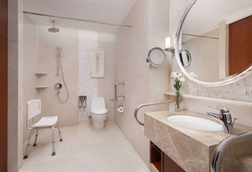 اتاق استاندارد با 2 تخت دوبل, Shanghai Marriott Marquis City Centre