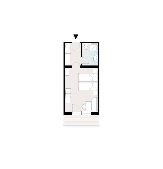 Номер Стандарт с Балконом, Garni Apart Tina
