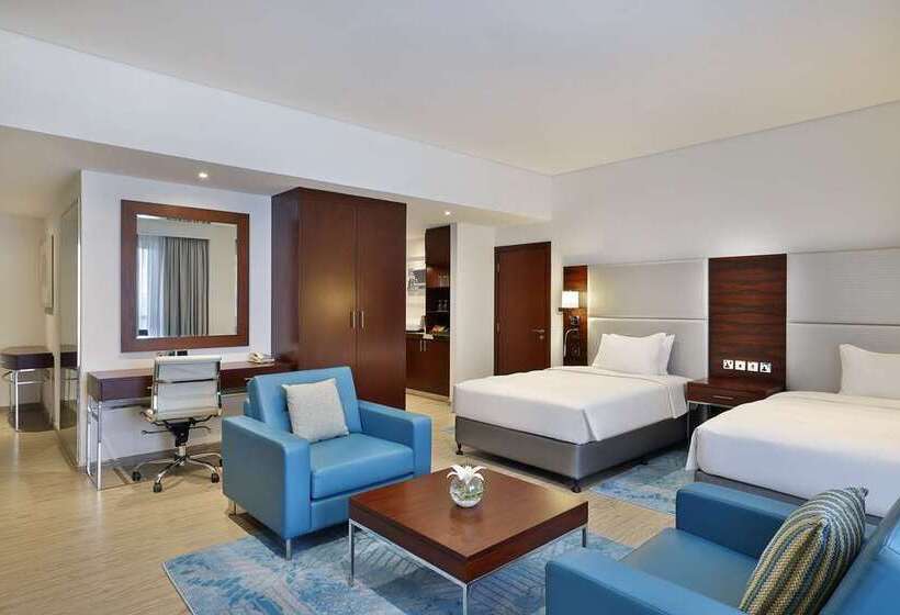 带海景的标准工作室, Hilton Dubai The Walk