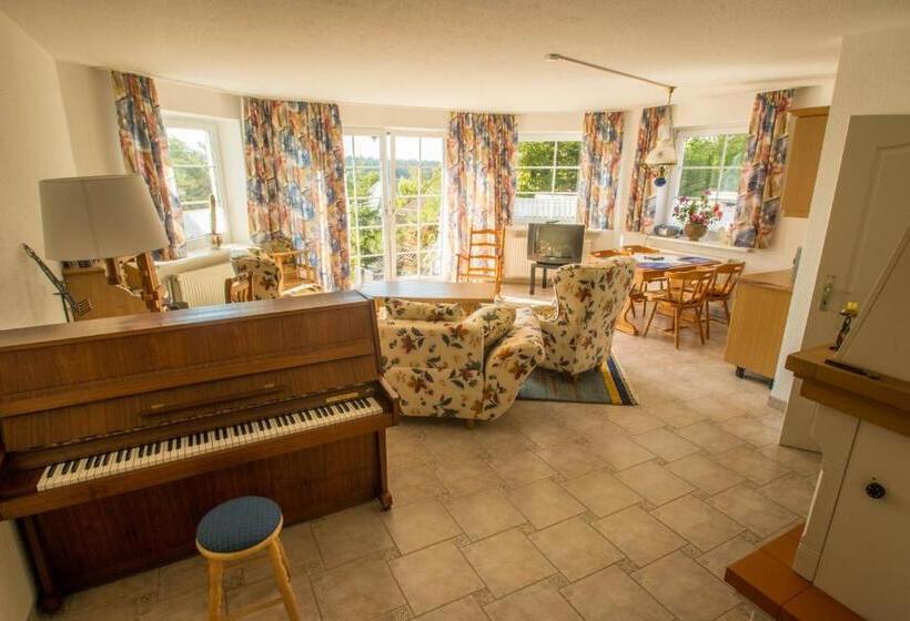 Апартаменты 1 Спальня с Видом, Haus Waldwiese
