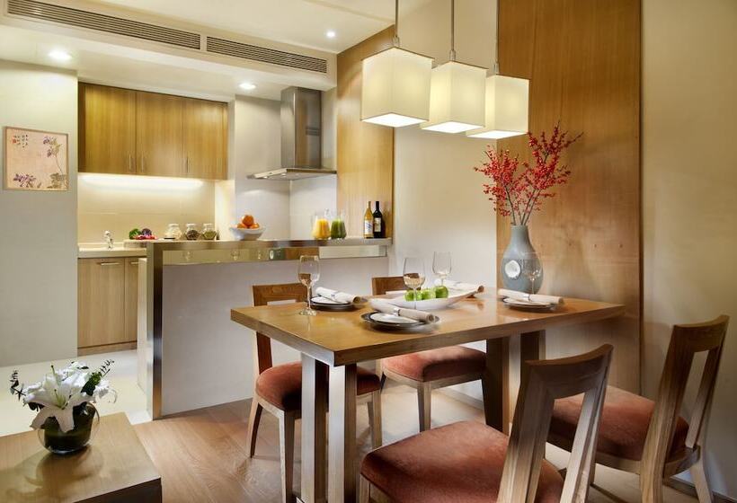 דירת פרמיום 2 חדרי שינה, Somerset International Building Tianjin