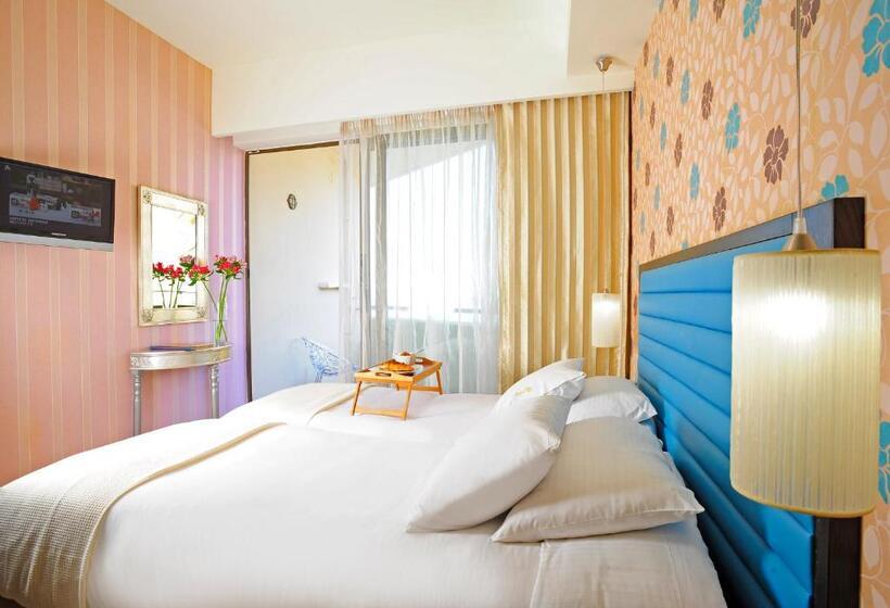 침실 1개 아파트 측면 바다 전망, Steris Elegant Beach Hotel & Apartments