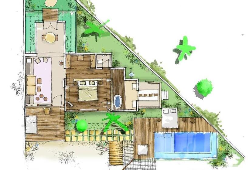 Вилла 1 Спальня, Kenoa Exclusive Beach Spa & Resort