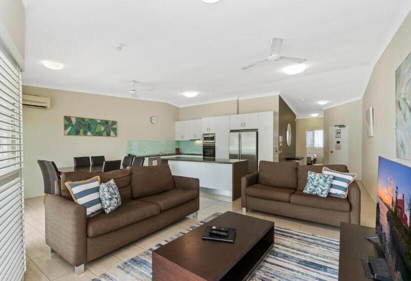 침실 2개 바다 전망 아파트, Mariners North Holiday Apartments
