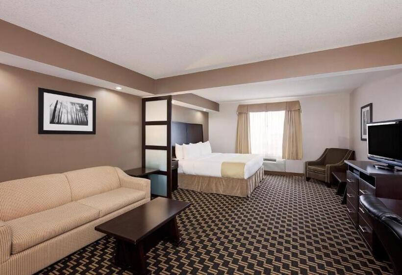キングサイズベッドのデラックススイート, Ramada By Wyndham Cold Lake