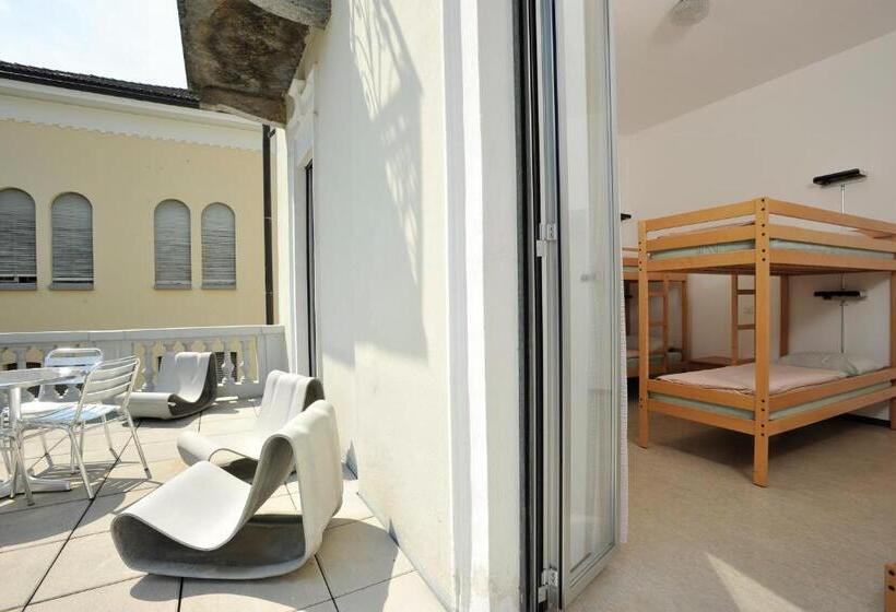 اتاق استاندارد با سرویس بهداشتی مشترک, Locarno Youth Hostel