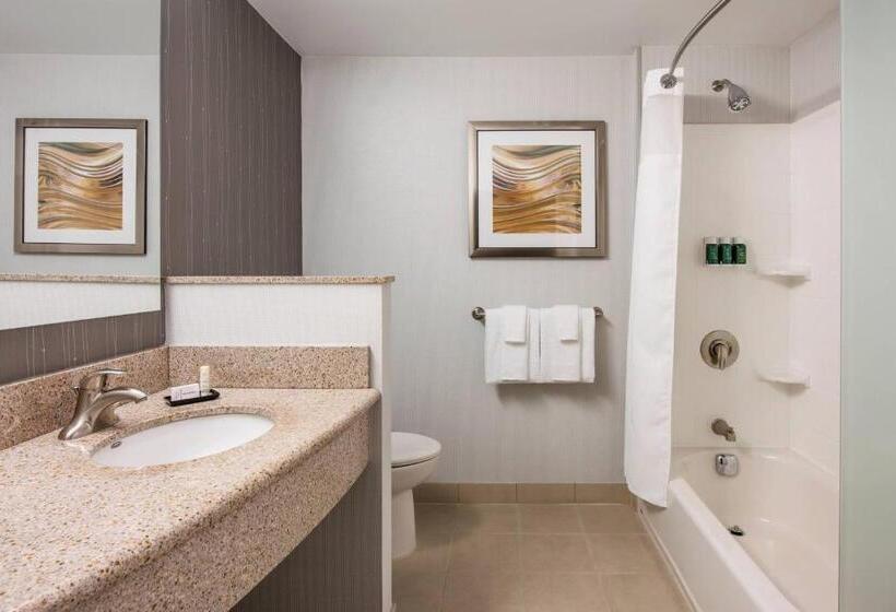 מיטת קינג בסוויטה, Courtyard By Marriott Edmonton West