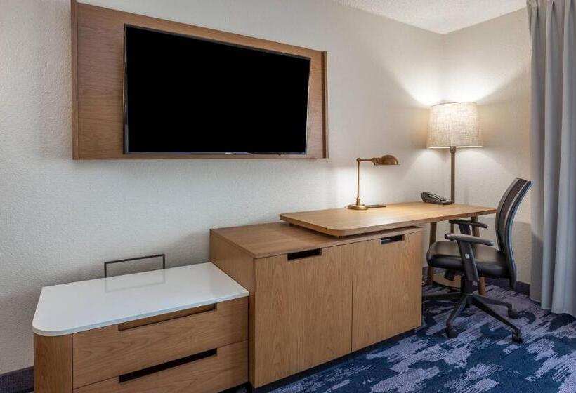 带大床的标准间, Fairfield Inn & Suites Indianapolis Northwest