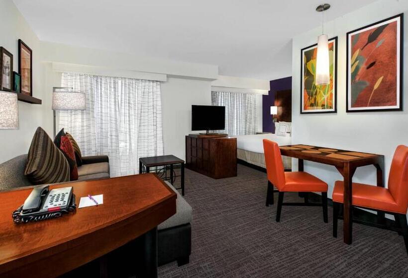带大床的标准工作室, Residence Inn By Marriott San Antonio Seaworld/lackland
