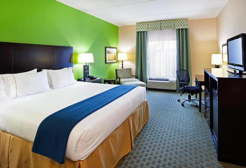 适合残疾人士使用的带超级大床的标准间, Holiday Inn Express Hotel & Suites Newport South, An Ihg