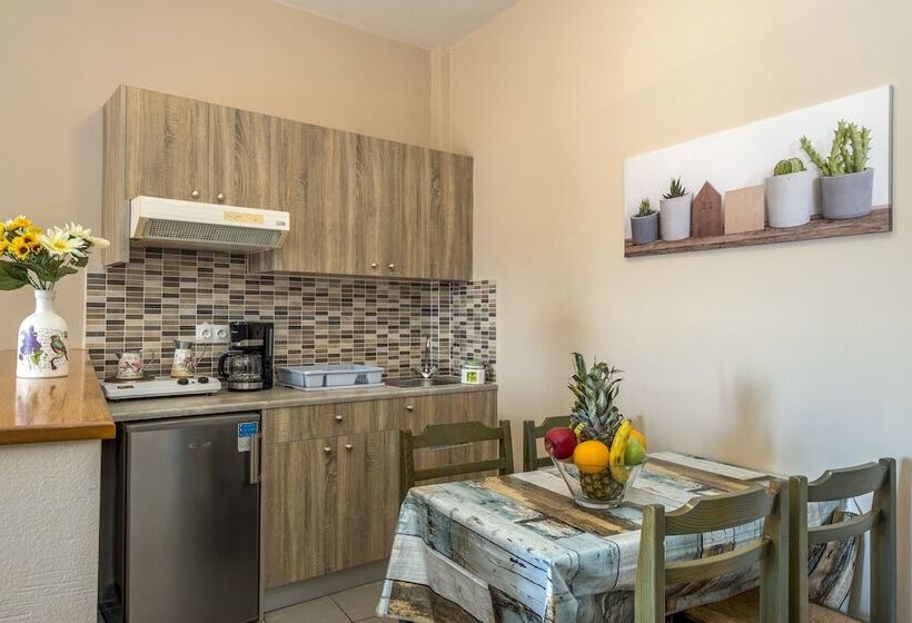 침실 1개 아파트, Theos Village Apartments