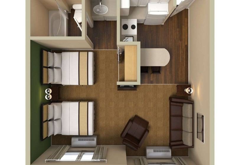 豪华工作室, Extended Stay America Suites  Atlanta  Gwinnett Place