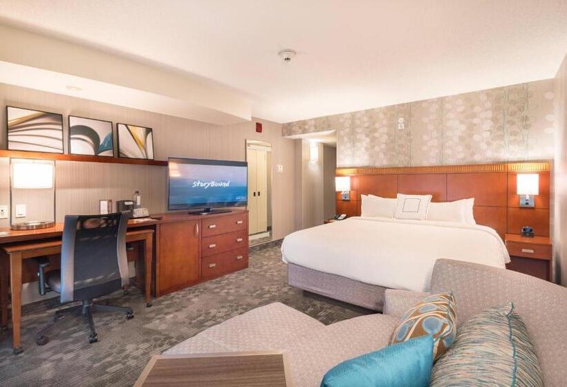 스탠다드 룸 킹사이즈 침대, Courtyard By Marriott Silver Spring Downtown