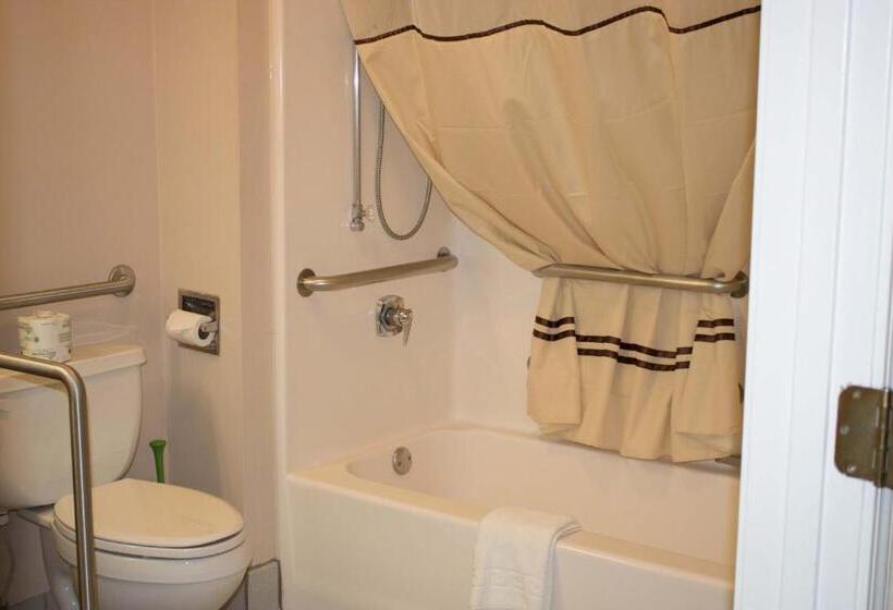Quarto Estandar Cama King para Deficientes Físicos, Americas Best Value Inn Rome