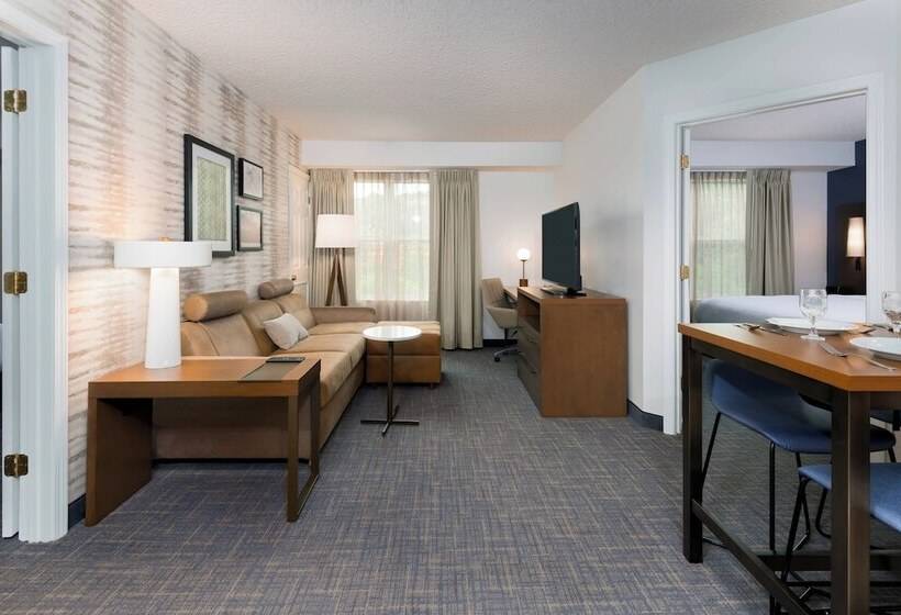 침실 2개 스위트, Residence Inn Wayne