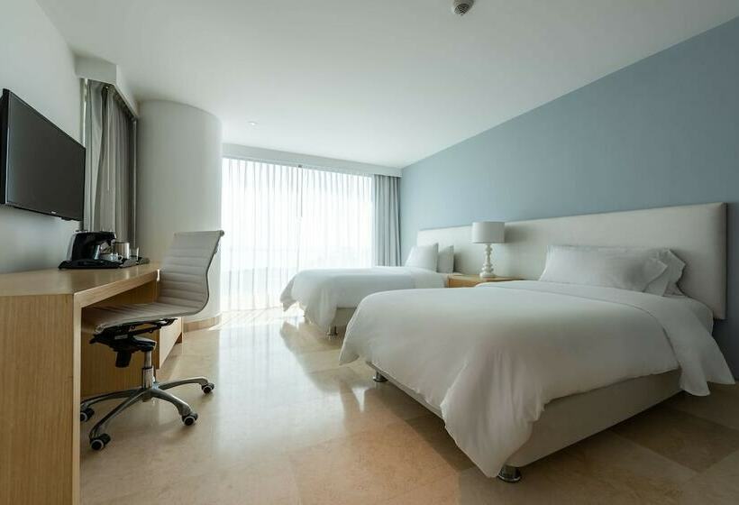 Quarto Estandar 2 Camas Casal, Radisson Cartagena Ocean Pavillion