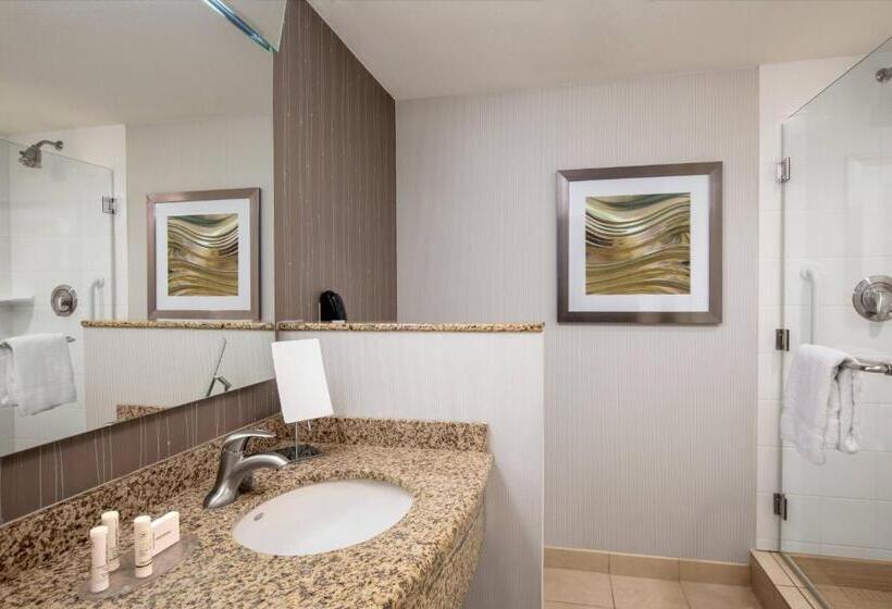 חדר סטנדרט עם מיטת קינג, Courtyard By Marriott Dallas Allen At Allen Event Center