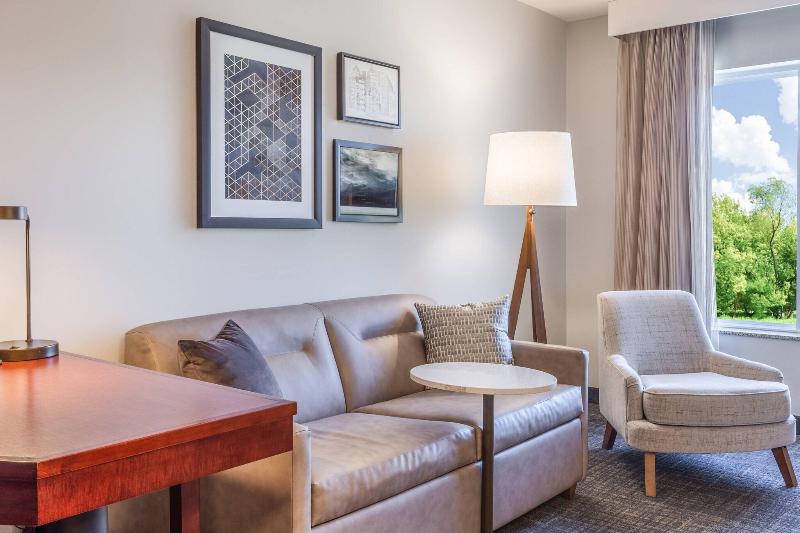 带大床的标准工作室, Residence Inn Duluth