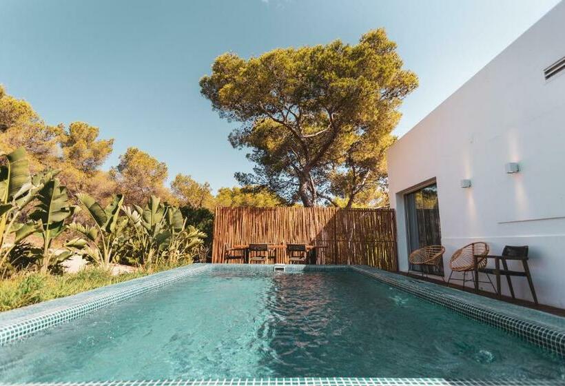 Вилла с 1 спальней и бассейном, Destino Pacha Ibiza