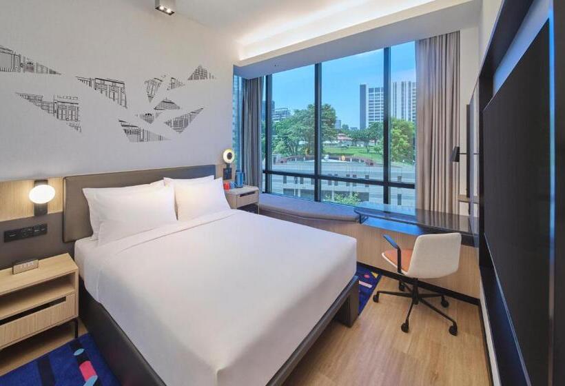 اتاق استاندارد با تخت دو نفره بزرگ, Aloft Singapore Novena