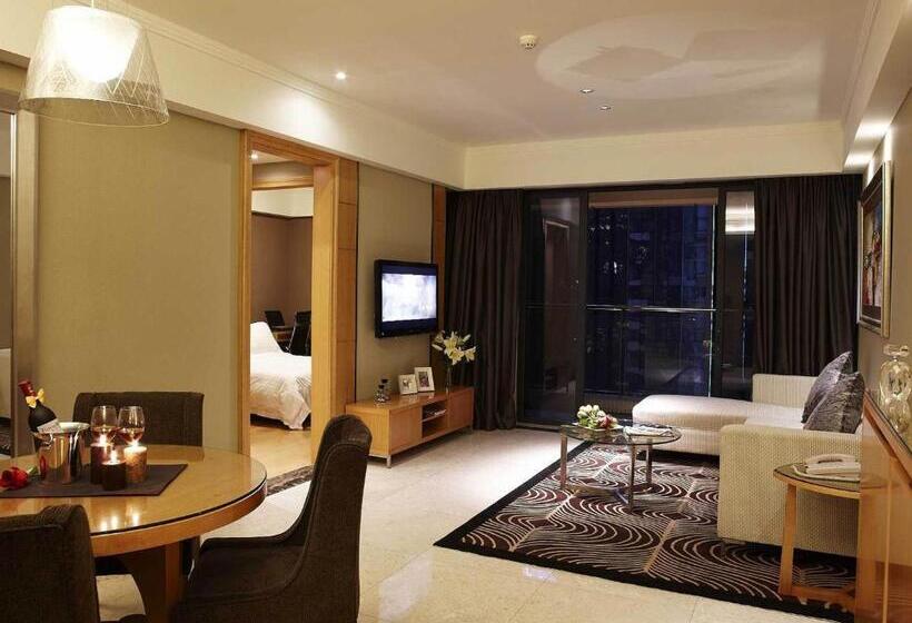 آپارتمان 2 خوابه, Dan Executive Hotel Apartment Zhujiang New Town Freeshuttle Bus To Cantonfair Duringcanton Fair Peri