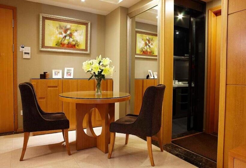 Апартаменты 1 Спальня, Dan Executive Hotel Apartment Zhujiang New Town Freeshuttle Bus To Cantonfair Duringcanton Fair Peri