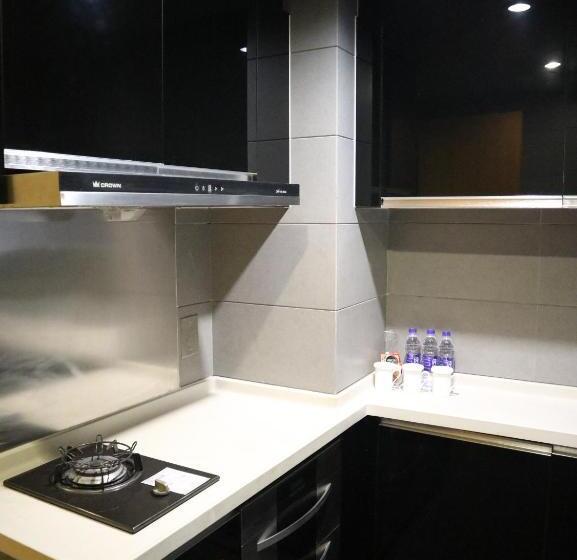 Апартаменты 2 Спальни, Dan Executive Hotel Apartment Zhujiang New Town Freeshuttle Bus To Cantonfair Duringcanton Fair Peri