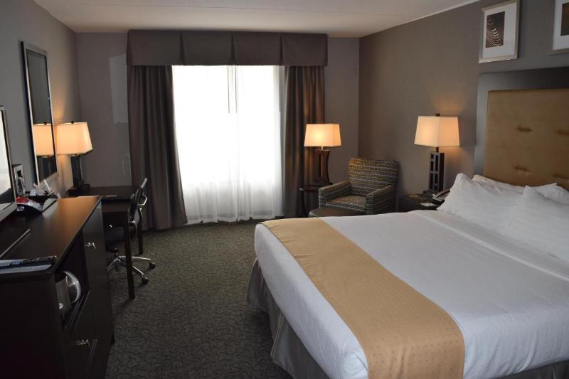 キングサイズベッドのスタンダードルーム, Holiday Inn And Suites East Peoria, An Ihg
