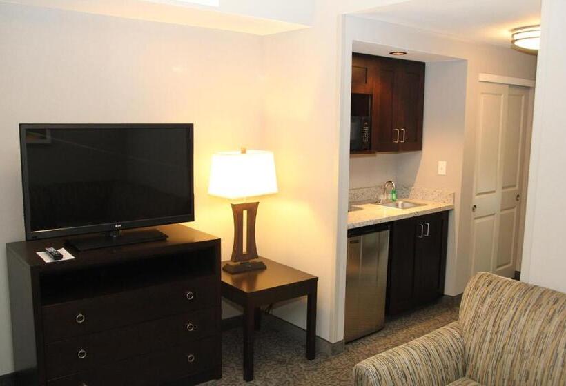 キングサイズベッドのスイートルーム, Holiday Inn And Suites East Peoria, An Ihg