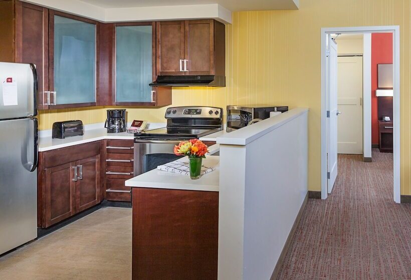 침실 2개 스위트, Residence Inn By Marriott Omaha Downtown Old Market Area