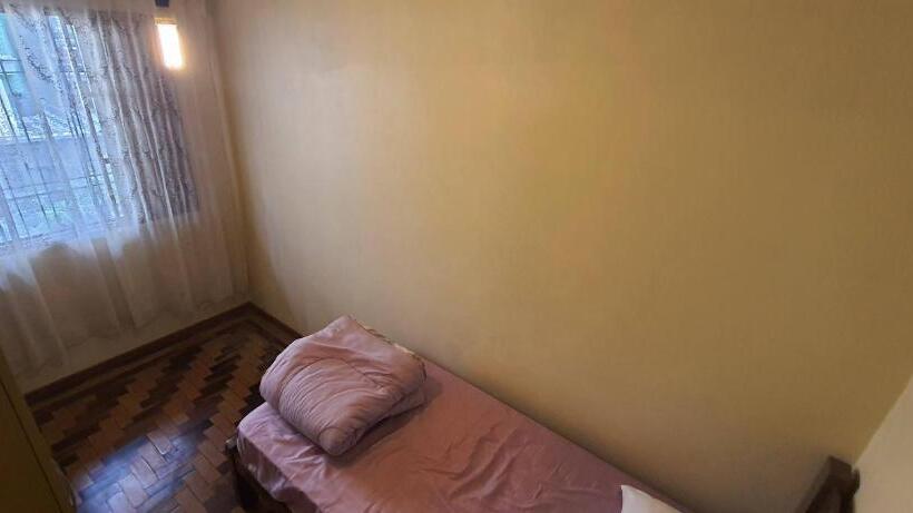 스탠다드 싱글 룸 공동욕실, Hostel Caxias Do Sul