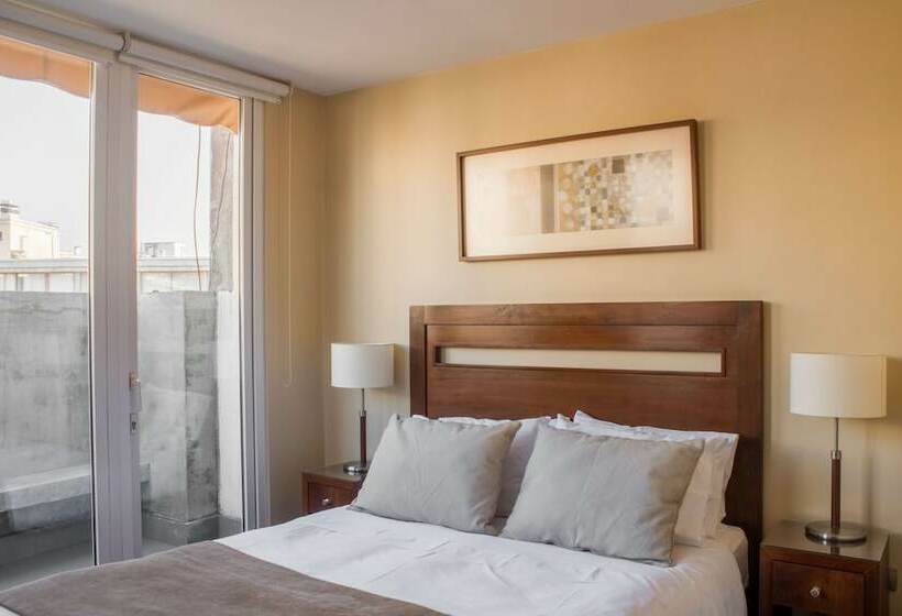 带1个卧室的豪华公寓, Lastarria Hotel & Aparts
