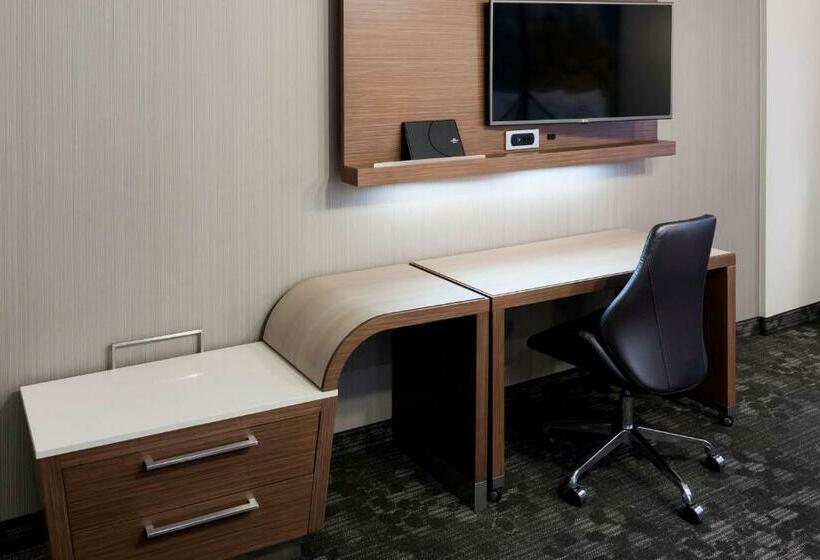带大床的标准间, Courtyard By Marriott Houston North/shenandoah