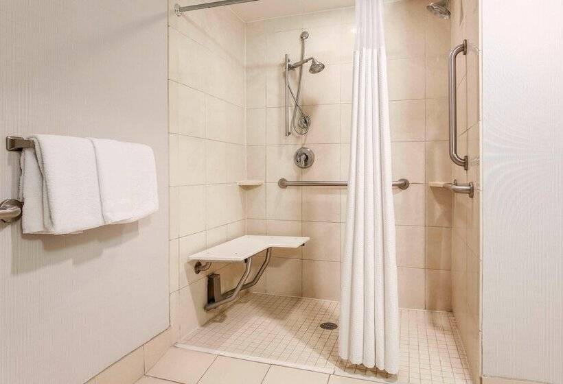 带双人床的标准工作室, Courtyard By Marriott Amarillo Downtown