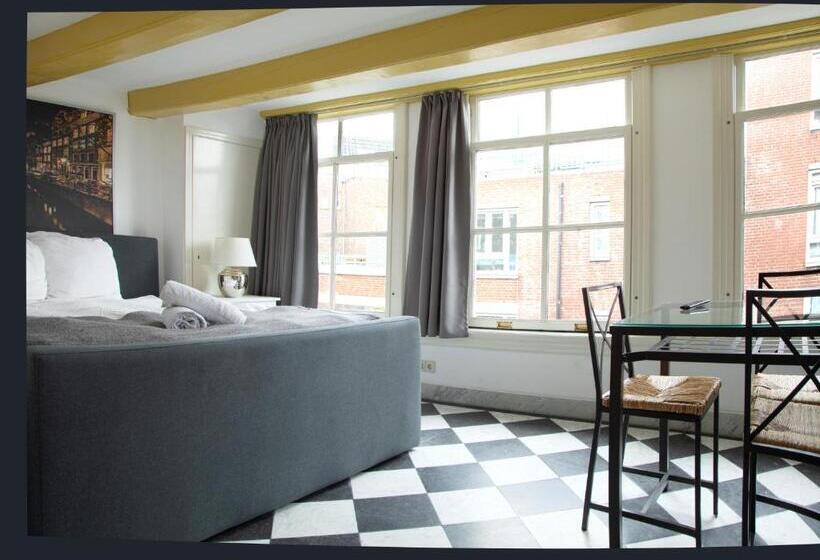 带大床的豪华间, Modern Canal House Loft   City Center