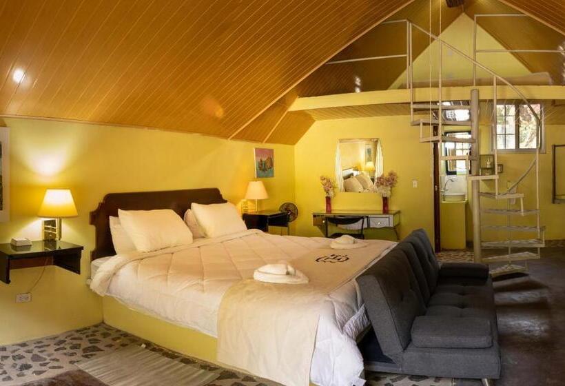 Люкс Deluxe Кровать Кинг, Refugio Cariguana