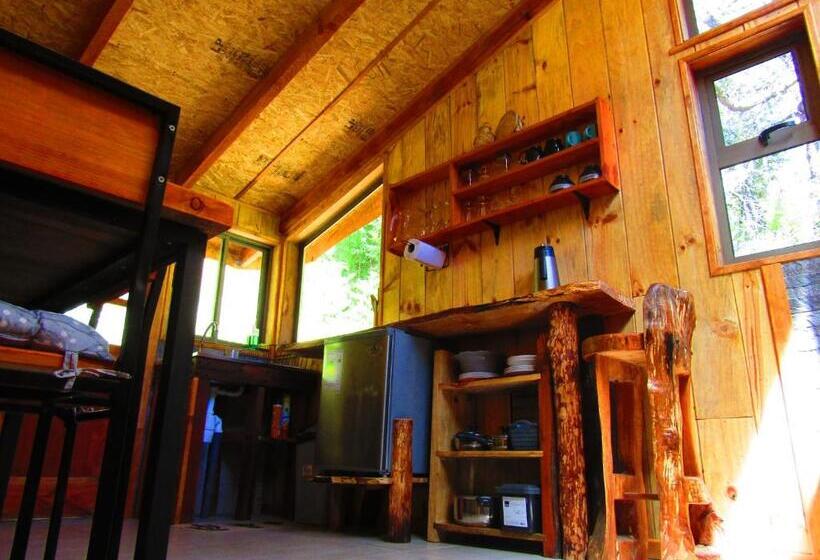 침실 1개 아파트, Refugio Montaña Kultrun Mawida, Habitación Con Baño Y Cocina Privada