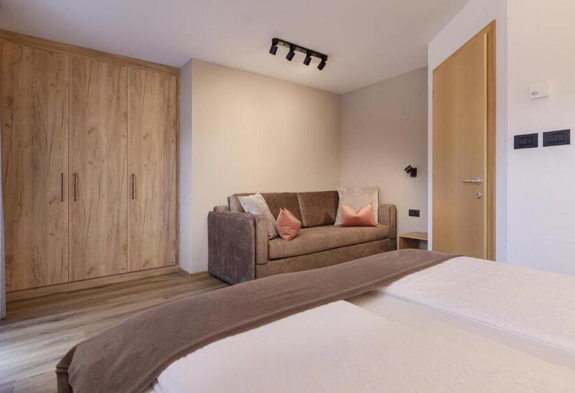 带1个卧室的带阳台的公寓, Family Aparthotel Winklwiese