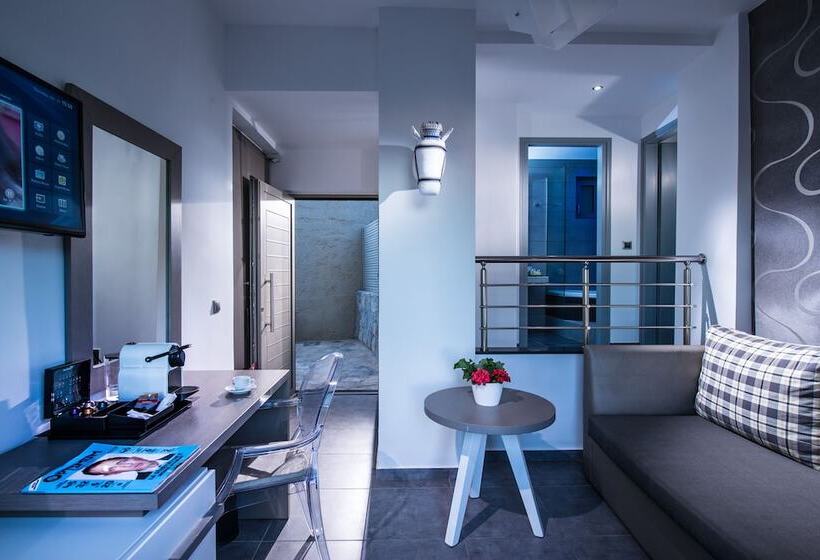 수피리어 스위트 바다 전망, Happy Cretan Suites
