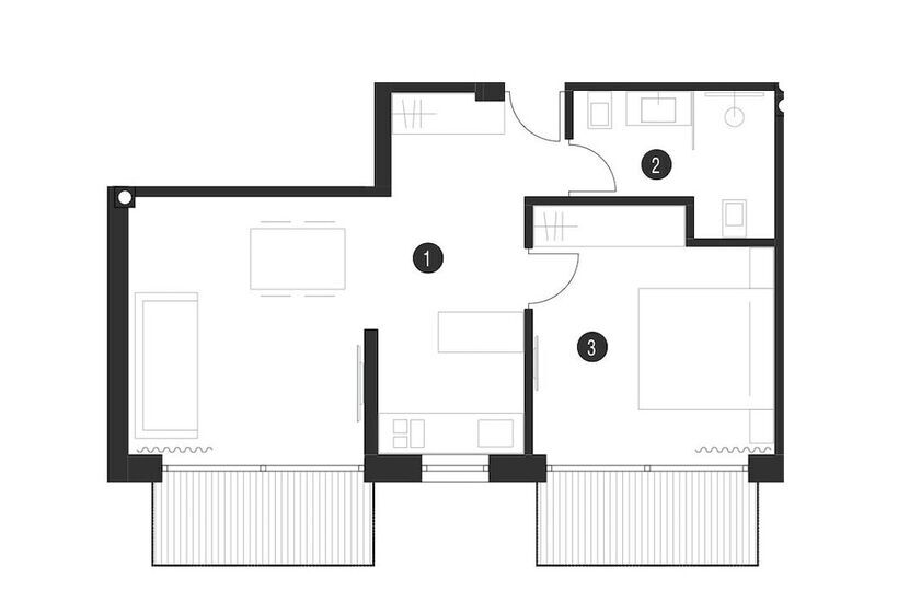 Апартаменты Superior 1 Спальня, Lapis Monti   Apartments & Suites